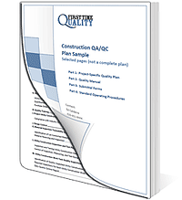 Construction Quality Plan Sample Bookcover