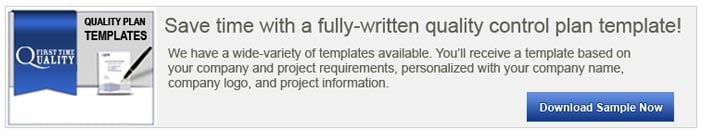 download construction  quality control plan sample