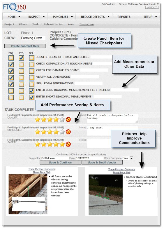 FTQ360 Mobile Checklist Image