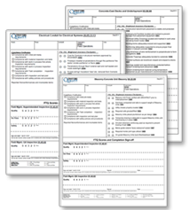 Construction Quality Inspection Checklist Form Templates