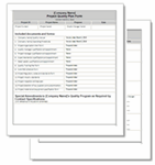 Free Construction Project Quality Plan Form Templates