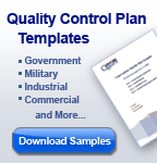 Quality Control Plan Templates