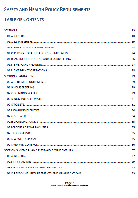 Requirement Policy p 2