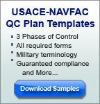 USACE-NAVFAC QC Plan Sample