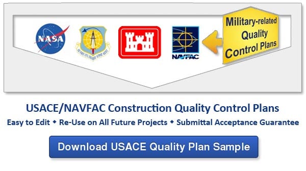 usace construction quality control plan download sample